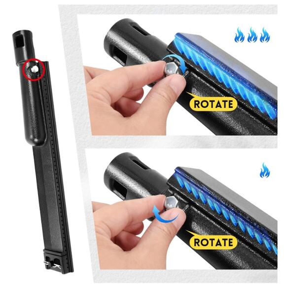 15 13/16" Grill Burner Replacement for Jennair 720-0061 720-0062 720-0063, 4PCS - Picture 5 of 6